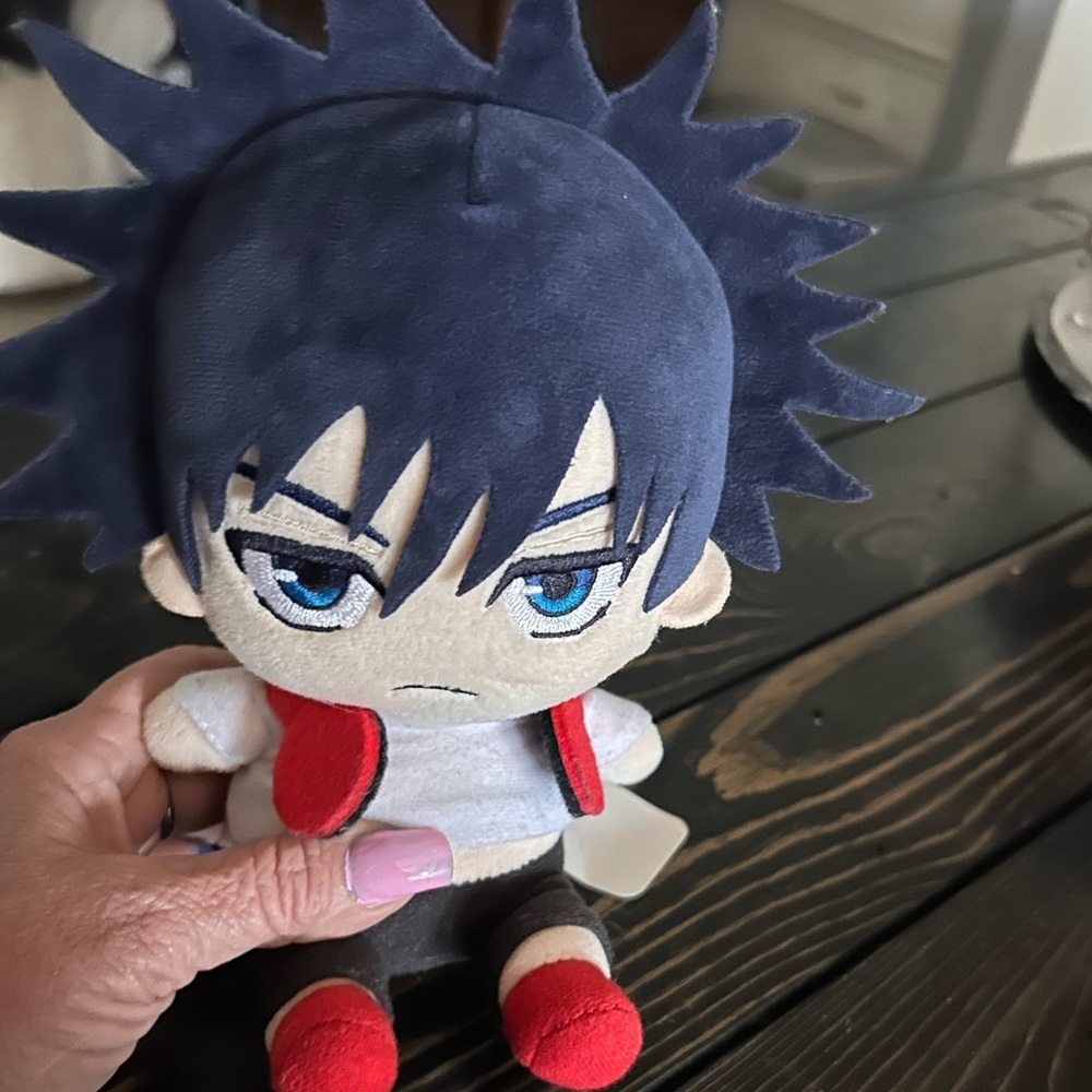 $10 sale Jujutsu Kaisen 7'' Megumi Fushiguro Sitting Plush Great Eastern Anime